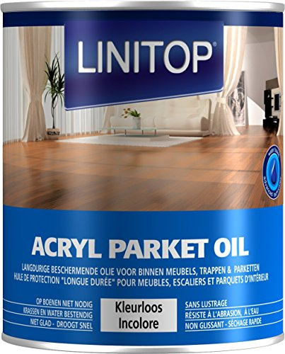 LINITOP-ACRYL-Parkett-Öl, Öl für Parkett-Lack alles LINITOP Holz - 2,5 Litres