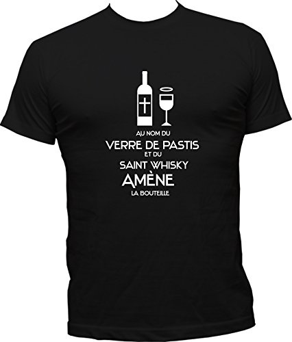 Boutique KKO T-Shirt Humoristique Au Nom du Verre