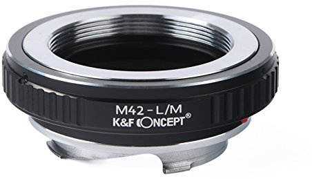 K&F CONCEPT M42 - L/M Objektiv Mount Adapter Ring Objektiv Adapterringe für 42mm M42 Mount Objektiv Adapterringe auf L/M Objektiv Kamera Zubehör M42-L/M