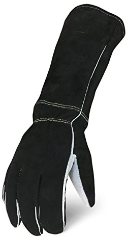 IronClad Stick Welder Premium Elkskin & Leather Welding Gloves (Small)