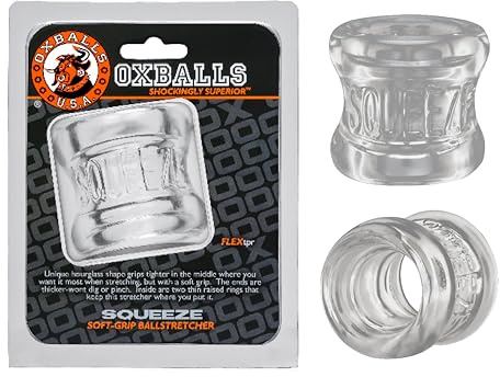 OXBALLS Squeeze Ball Stretcher, Clear