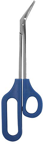 Hilitand Forbici artigianali Forbici per unghie dei piedi Forbici per unghie in acciaio inossidabile Forbici per unghie con manico lungo Forbici per unghie con impugnatura facile Forbici lunghe a