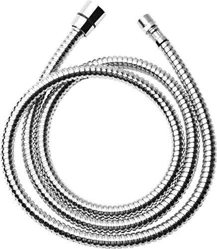 DEANTE Brauseschlauch - Ersatzschlauch für Küchenarmaturen -Metallschlauch- M15/1 x 1/2 Zoll x 150 cm - CHROM -ANW 057V