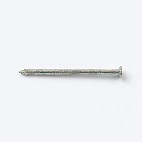 Merriway BH07229 (1000 gm - 1 Kilo) Galvanised Round Wire Head Nails 50mm (2 inch) - Pack of 1000g (1 Kilo)