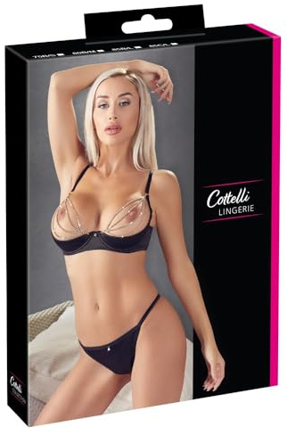 Cottelli Lingerie Hebe Set Hebe Set Schwarz 75B/S