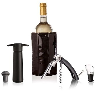 Vacu Vin 8714793389021 Wein-Set Original, 5-teilig, farblos, Einheitsgröße