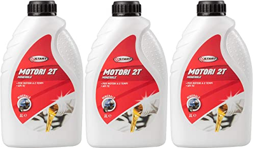 Set De 3 Lubricante Mineral para Moto A 2 Tiempos 1L Aceite Ciclo Abejas TC