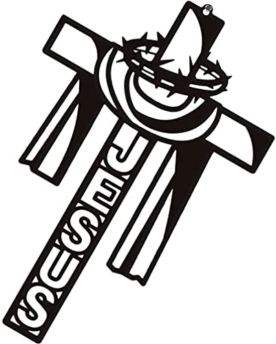 Garneck Eisen-kreuz Wanddekoration Für Zuhause Religiöses Wandkreuz Mit Runden Kanten Für Wohnzimmer Schlafzimmer Esszimmer Und Büros Hochwertige Und Elegante Metallkunst Kompakte