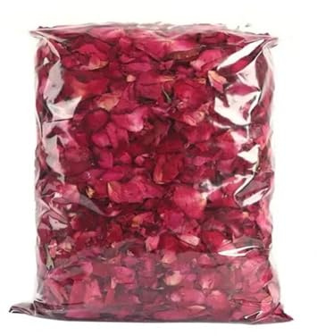 AMPUTEE 50g Pétalos de Rosa Secos Naturales Baño Flores secas Boda Pétalos románticos Productos de baño de Ducha