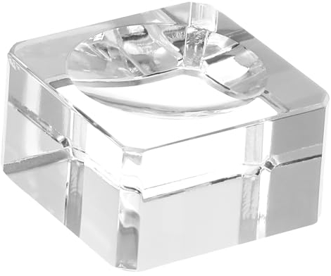 TOPBATHY 2stücke Crystal Ball Stand Glaskugel Halter Mit Konkavem Design Für Ansprechende Präsentation Von Kristallbällen Und Runden Objekten Und Klar Für Fotografie Und Dekoration