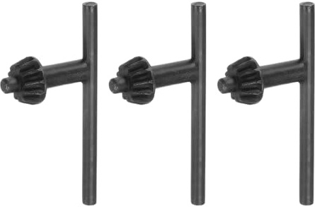 QUARKZMAN 3pz Mandrino Chiave 6mm Chiave 12 Denti per 1,5-13mm Trapano Nero | Mandrino