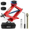 IMAYCC Gato para Coche 2.5T/2500kg, Kit de Gato Coche con 2 Piezas Bloque De Goma Universal, Gato de Coche portátil con Llave de Tuercas de Rueda, Kit de Emergencia para Coche.