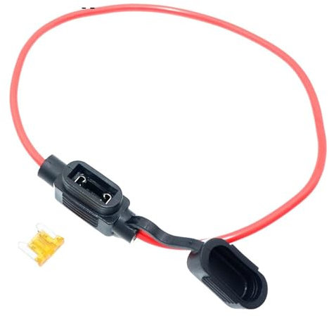 Sicherungshalter 32V Mini Small Medium Auto 18/1614/12/10AWG und Auto-Flachsicherung 1St(1A,MINI_18 AWG)