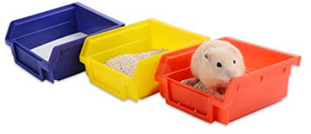 COLLBATH Badebecken Für Hamster Chinchilla-Sand-Hamster-Toilette Hamsterhaus Hamsterbad Kleintiertoilette Wannentablett Hunde-Dinosaurier-kostü Hamsterstaubbad Hamster Badesand