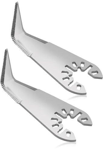 TIKSCIENCE Windshield Removal Auto Glass Cut Out Knife Fit for Craftsman Dewalt Jobmax Makita Milwaukee Porter Cable Ridgid Ryobi Rockwell Worx, Cold Knife Blade Windshield Removal Tool, 2 Pcs