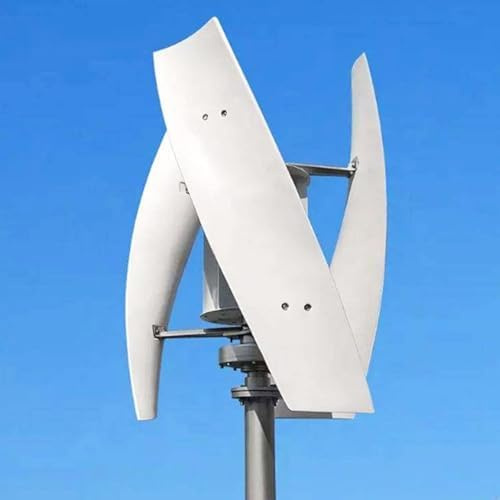 DECAKE Wind Turbines，12V 24V 48V 96V Three-Phase Wind Turbine Model, Wind Turbine, Vertical axle Wind Turbine, 3 Blade Charger Windmill Power Teaching Mode, for Decoration, Experiment,A-9