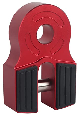 Cabrestante Montaje De Gancho Plano con Protectores De Goma Capacidad De Carga 16000 Libras Compatible con Grilletes Y Anillos D De 3 4 Pulgadas Y Cables De hasta 3 8 Pulgadas para