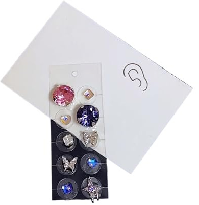 SXTYYH Graines D'oreille for Une Perte De Poids Holistique Graine D'oreille D'acupuncture for La Détoxification Du Corps Kit D'acupuncture for Oreilles Patchs for Oreilles(10pcs,C)