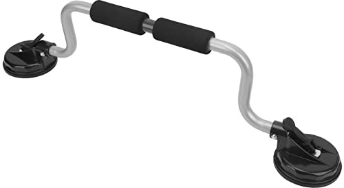 ANGGREK Chargeur à Rouleaux pour Kayak, Support à Rouleaux Polyvalent en Alliage D'aluminium Facile à Assembler avec Ventouse, pour Le Chargement sur Le Toit de Bateau de Kayak de (KY‑OE04‑S Argent)