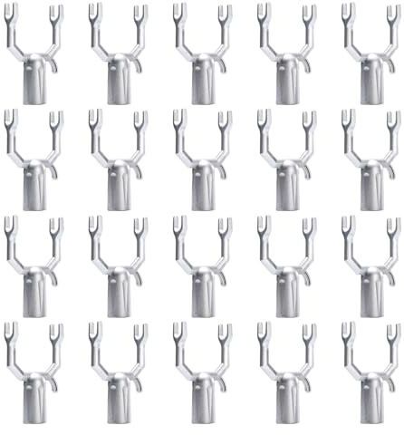 Pack of 20 Rust Proof Plant Branch Brackets Reinforced Metal Construction for Fruit Bearing Trees Common Garden Stake Adapters