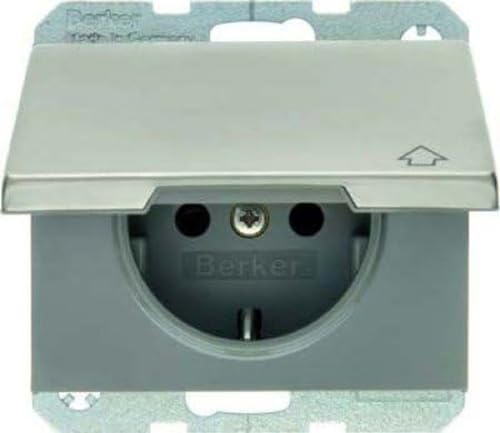 Steckdose selbstschl. Klappdeckel u. erh BERKER 47517204