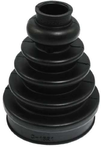 sourcing map Piezas de Coche Goma Negro Interior Eje Fuelle Junta Homocinética Guardapolvo