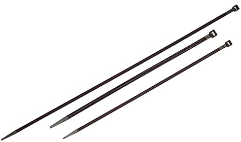 MAURER - Bridas Nylon 100% Negra 3,6x370 mm. (Bolsa 100 Unidades)