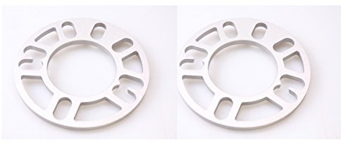 Autobahn88 0,2 Zoll (5 mm) Universal-Fahrzeug-Spurverbreiterung, für PCD 4 x 98 4 x 100 4 x 110 4 x 108 4 x 112 4 x 114,3 5 x 100 5 x 110 5 x 108 5 x 112 5 x 114 (2er-Pack)