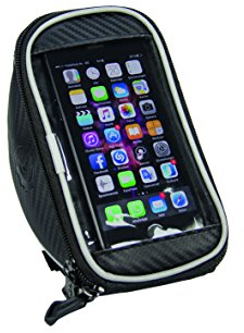 FISCHER Lenkertasche für Smartphones mit Touchdisplay, wasserdicht, schwarz