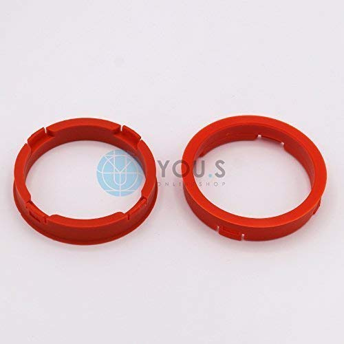 2 x ZENTRIERRINGE DISTANZRING für ALUFELGEN S50 73,1-63,4 mm CMS, DBV, Proline Wheels, Schmidt Revolution