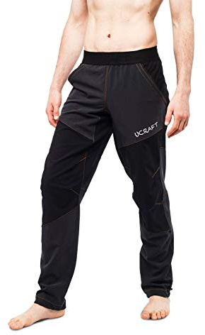 Ucraft - Anti-Gravity Climbing and Bouldering Unisex Pants, 5 Pockets, 5 Fabrics (Graphite, M)