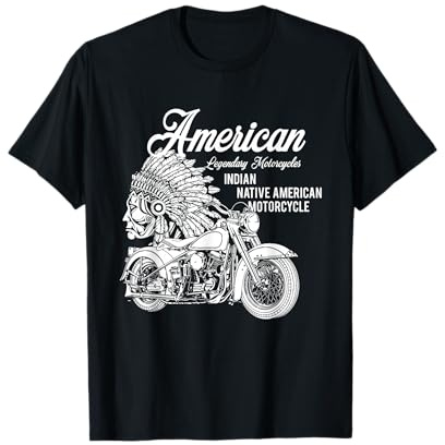 Motorcycle Indian Native American Bikers Gift T-Shirt