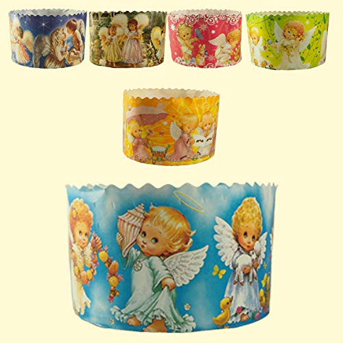 Slco Backform für Osterkuchen Engel, H-8,5 cm, D-9cm, Penettone