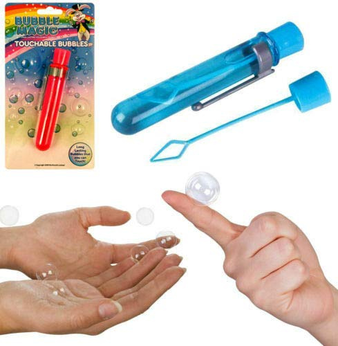 HENBRANDT 1 x große Tube mit magischen, berührbaren Seifenblasen – Partytütenfüller, Spielzeug