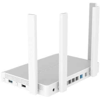 Keenetic Hero DSL Modem Router Wi-Fi 5 mesh VDSL2/ADSL2+ Supervectoring AC1300 con Interruttore smart Gigabit a 5 porte e porte USB 2.0 e 3.0