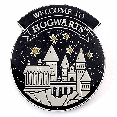 Offizielle Harry Potter Welcome to Hogwart's Anstecknadel von Harry Potter Carat Shop, Metall