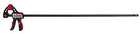 STIER Einhandzwinge, 900 mm Spannweite, 80 mm Ausladung, zum Spannen und Spreizen, ergonomisch geformter Griff