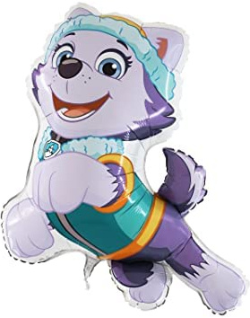 Toyland® 86cm (34) Palloncino gigante in foil con personaggio Paw Patrol Avalanche/Everest - Palloncini per feste per bambini