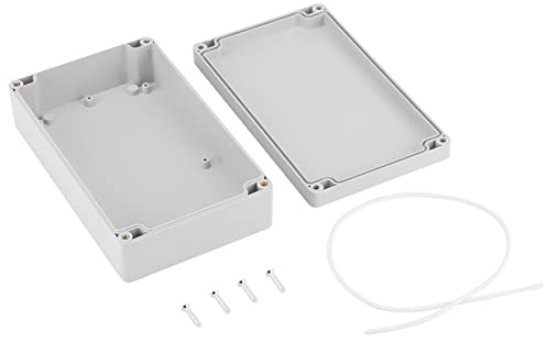 Telituny Abzweigdose IP65, Außenbereich Wasserdichter Elektrischer Kasten Anschlussdose Aufputz Kunststoff Verdrahtungs Anschlussdose für Elektrische Kommunikation im Innen Außenbereich 200*120*56 mm