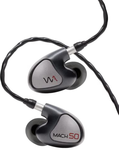 Westone Audio MACH 50 Universal IEM 3-way, 5-Driver IEMs, Gray, Black