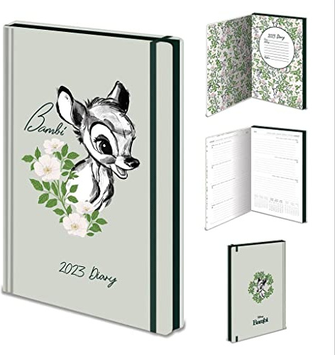 Pyramid International Bambi Terminkalender 2023, A5, Hardcover, Wochenansicht, offizieller Merchandise-Artikel, SR74093, Mehrfarbig