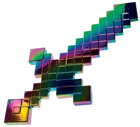 Minecraft 161949-20L Offizielles Kostüm Zubehör Verkleidung Jungen Jubiläum Netherite Slick Schwert