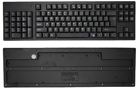 Ergonomic Left Handed Keyboard for Business Engineers, 109 Keys USB Wired Computer Keyboard with 2 HUB for Left Handed People for Windows XP, 7, 8, 10