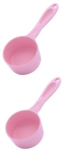 POPETPOP Lot De 2 Cuillères À Mesurer pour Aliments pour Animaux De Compagnie pour Chiens Chats Oiseaux Poignée Ergonomique en Plastique Faciles À Nettoyer
