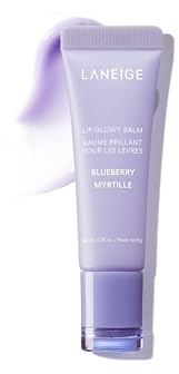 LANEIGE Lip Glowy Balm, Blueberry: Sheer Tinted Lip Moisturizer with Shea Butter, for Hydrating Shine & Soft Lips