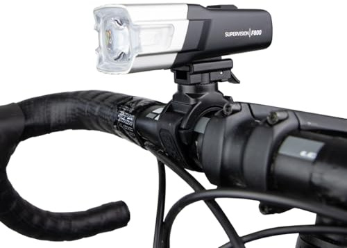 ZEFAL Övervakning F800 LED-frontbelysning - främre cykelljus - USB-C uppladdningsbar cykellampa - kraftfull cykelbelysning - 5 belysningslägen - 800 lumen - 167 g