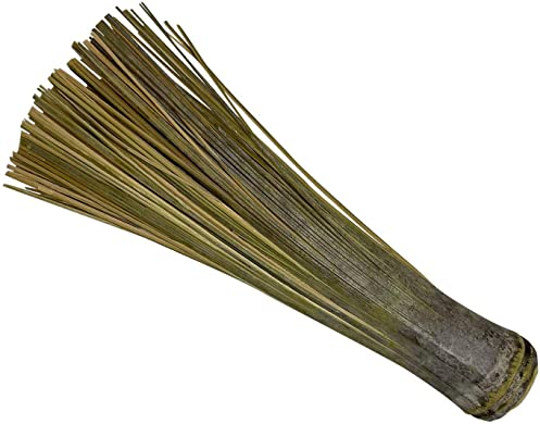 Bamboo Wok Cleaning Brush Special Brush for Chinese Iron Pot Scrub Kitchen Tools Chinese Handmade of Brush Dishwashing Kitchen Tools Traditional Natural Bamboo Cleaning Brushes(8'')