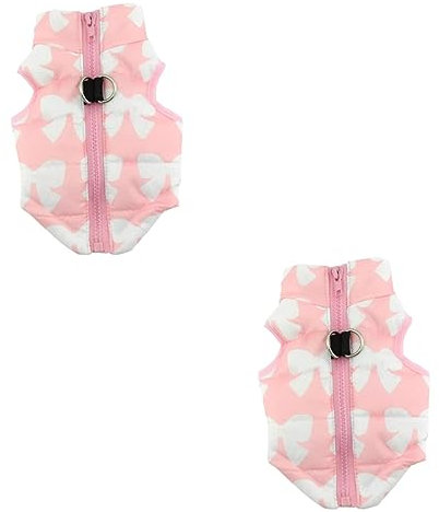 TOGEVAL 2stücke Pet Dog Winter Vest wasserdichte Warme Hundejacke Für Herbst Und Winter s Für Outdoor-aktivitäten Atmungsaktives Material Vielseitig Tragbar