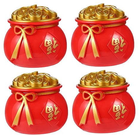 JOINPAYA Spardose 6er-Pack -Glas Kreativer Spartopf Für Jungen Und Mädchen Gelddose Zähler