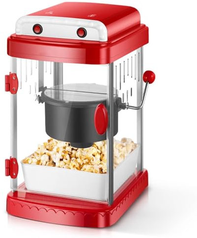 YOUFE Popper À Air Rapide pour Pop-Corn, Machine À Pop-Corn À Air, Machine À Pop-Corn À Air Chaud Entièrement Automatique, Adaptée À La Maison, Nettoyage Facile